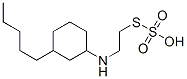 5-(2-sulfosulfanylethylamino)pentylcyclohexane Structure