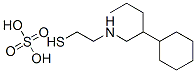 2-(2-Cyclohexylpentyl)aminoethanethiol sulfate Structure