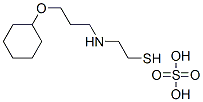 2-[[3-(Cyclohexyloxy)propyl]amino]ethanethiol sulfate|