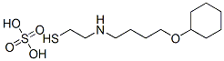 2-[[4-(Cyclohexyloxy)butyl]amino]ethanethiol sulfate Structure