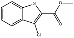 3-氯苯并噻吩-2-羧酸甲酯, 21211-07-4, 结构式