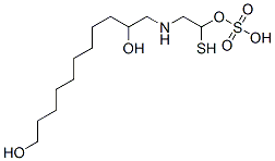 2-(2,11-Dihydroxyundecyl)aminoethanethiol 1-sulfate Structure