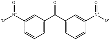 3,3'-ジニトロベンゾフェノン 化学構造式