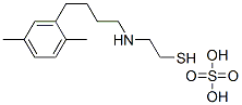 2-[4-(2,5-キシリル)ブチル]アミノエタンチオールスルファート 化学構造式