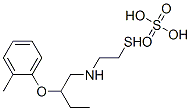 2-[2-(o-Tolyloxy)butyl]aminoethanethiol sulfate Struktur