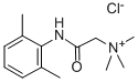 2-[(2,6-DIMETHYLPHENYL)AMINO]-N,N,N-TRIMETHYL-2-OXOETHANAMINIUM CL Structure