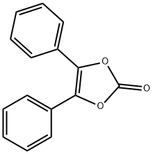 1,2-二苯基亚乙烯基碳酸盐, 21240-34-6, 结构式