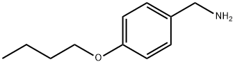 4-BUTOXYBENZYLAMINE, 21244-35-9, 结构式