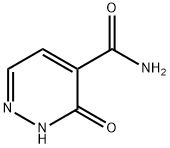 3-オキソ-2,3-ジヒドロピリダジン-4-カルボキサミド 化学構造式