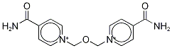 ビス(4-カルバモイル-1-ピリジニオメチル)エーテルジクロリド 化学構造式