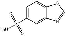 5-Benzothiazolesulfonamide(8CI) 结构式