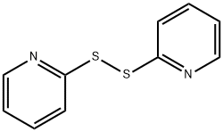 2,2'-ジピリジルジスルフィド 化学構造式