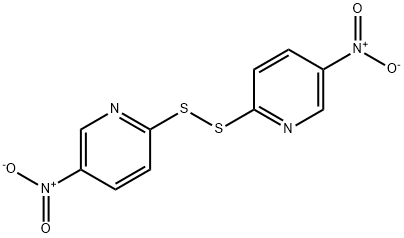 2,2'-DITHIOBIS(5-NITROPYRIDINE) Structure