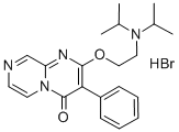 2-(2-Diisopropylaminoethoxy)-3-phenyl-4H-pyrazino(1,2-a)pyrimidin-4-on e hydrobromide Struktur