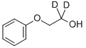 2-フェノキシエチル-1,1-D2アルコール 化学構造式