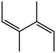 (2E,4E)-3,4-dimethylhexa-2,4-diene Structure
