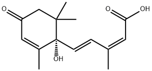 (S)-(+)-アブシジン酸 化学構造式
