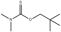 Dimethylthiocarbamic acid O-neopentyl ester Structure