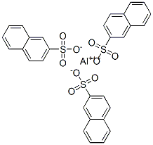 aluminium tri(naphthalene-2-sulphonate) Structure
