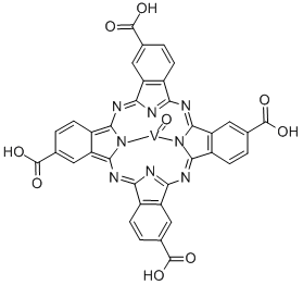(TETRACARBOXYPHTHALOCYANINATO)OXOVANADIUM(IV) Structure