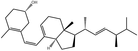 Previtamin D2 Structure