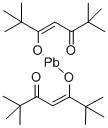 BIS(2,2,6,6-TETRAMETHYL-3,5-HEPTANEDIONATO)LEAD(II) Struktur