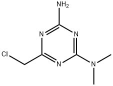 6-(CHLOROMETHYL)-N,N-DIMETHYL-1,3,5-TRIAZINE-2,4-DIAMINE Struktur