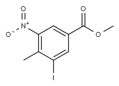 3-IODO-4-METHYL-5-NITROMETHYL BENZOATE|3-碘-4-甲基-5-硝基苯甲酸甲酯