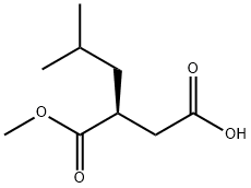 (S)-2-异丁基琥珀酸-1-甲酯, 213270-36-1, 结构式