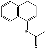 1-(アセチルアミノ)-3,4-ジヒドロナフタレン 化学構造式