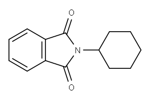 2-cyclohexylisoindole-1,3-dione Structure