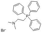 (2-二甲基氨基乙基)三苯基溴化膦 结构式