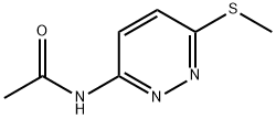 Acetamide,  N-[6-(methylthio)-3-pyridazinyl]- Structure
