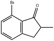 7-溴-2-甲基-1-茚酮, 213381-43-2, 结构式