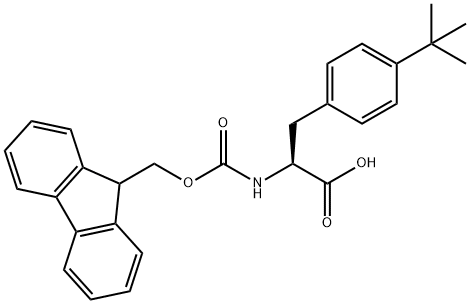 FMOC-L-4-TERT-ブチル-PHE 化学構造式