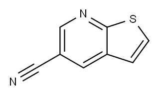 THIENO[2,3-B]PYRIDINE-5-CARBONITRILE Struktur