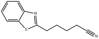 2-Benzothiazolevaleronitrile(8CI) Structure