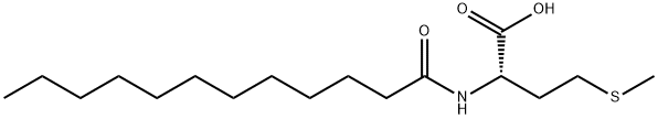 N-(1-oxododecyl)-DL-methionine Structure