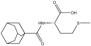 2-[(1-ADAMANTYLCARBONYL)AMINO]-4-(METHYLTHIO)BUTANOIC ACID Struktur