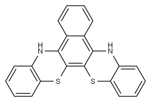 BENZO(A)(1,4)BENZOTHIAZINO(3,2-C)PHENOTHIAZINE Structure