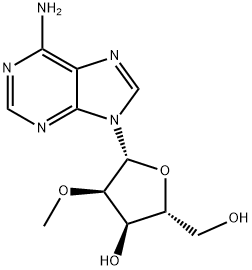 2'-O-メチルアデノシン 化学構造式