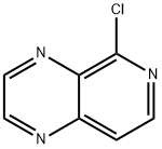 5-氯-吡啶[3,4-B]吡嗪 结构式