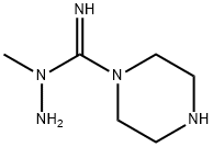 1-Piperazinecarboximidicacid,1-methylhydrazide(9CI) Structure