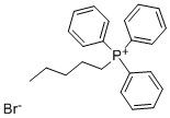 アミルトリフェニルホスホニウムブロミド 化学構造式