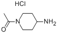 1-(4-AMINO-PIPERIDIN-1-YL)-ETHANONE HCL Structure