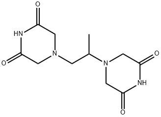 4,4'-propylenebis(piperazine-2,6-dione)  Struktur