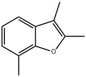 Benzofuran,  2,3,7-trimethyl- Structure