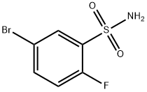 5-BROMO-2-FLUOROBENZENESULFONAMIDE Struktur