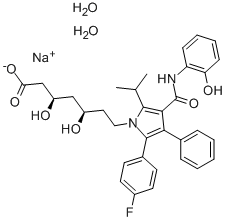 2-羟基阿托伐他汀, 214217-86-4, 结构式