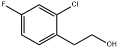 2-氯-4-氟苯乙醇 结构式